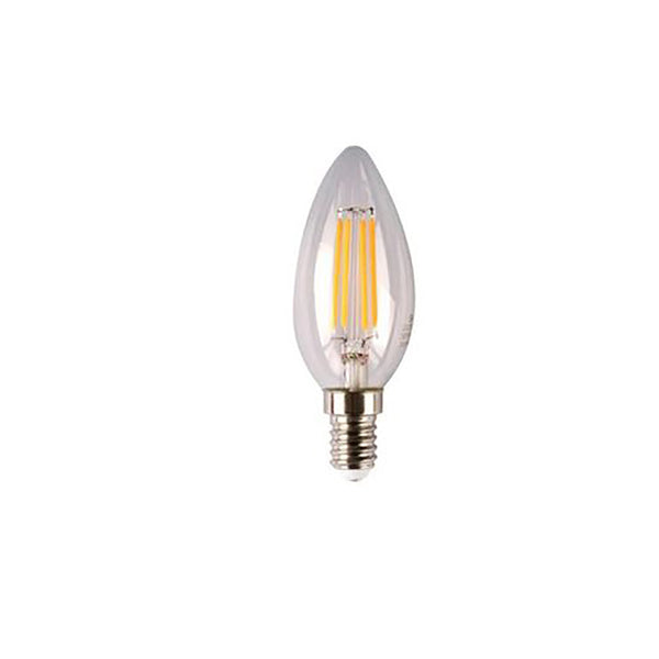 LED Filament Globe SES 240V 4W Clear Glass 3000K - GL F.CAND.4-CL83