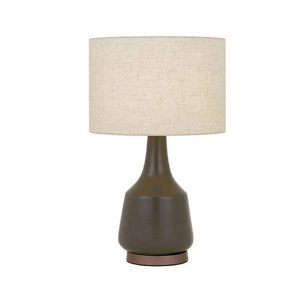 Jacin Table Lamp Olive Fabric Oat Plastic - JACIN TL-OLOT