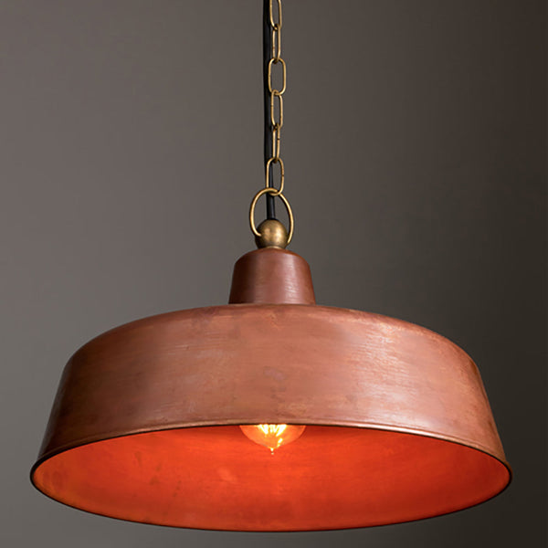 Deksel Aged Copper 1 Light Pendant - DEKSEL03