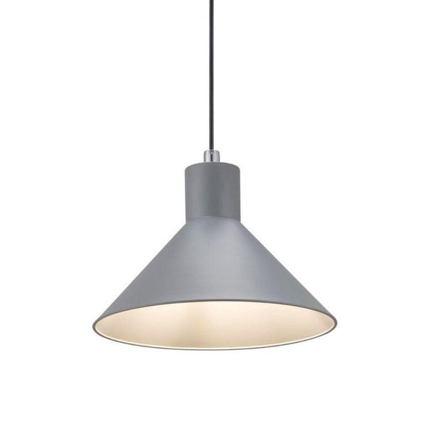 Eik 1 Light Pendant Grey - 46563010