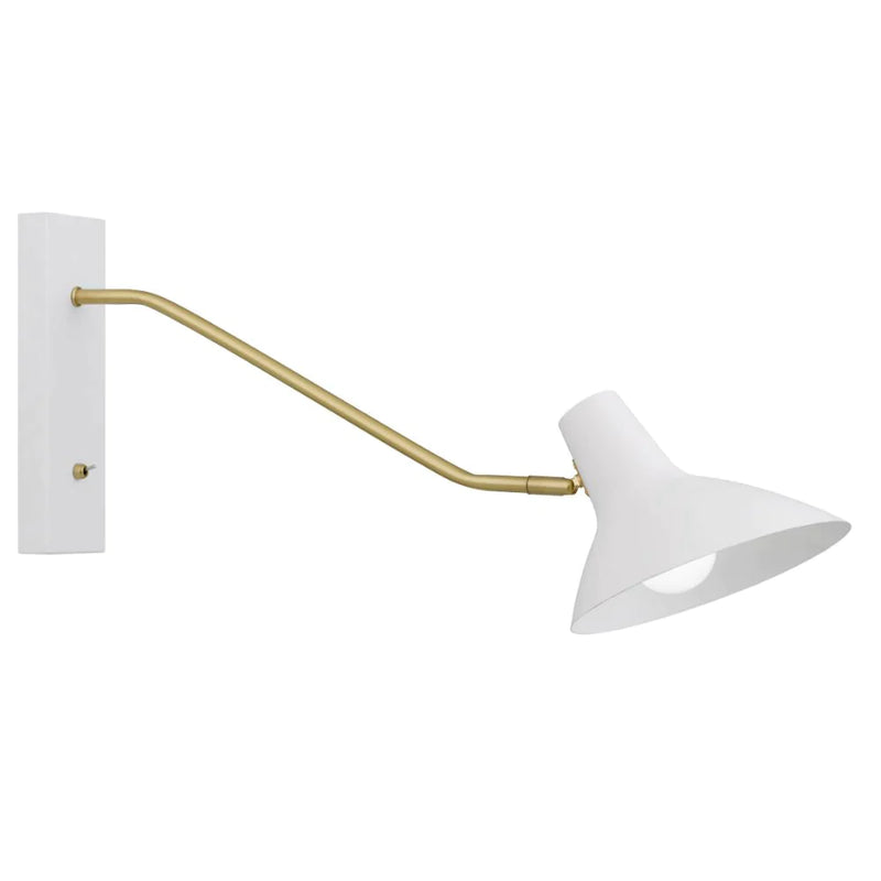 Farbon Long Wall Lights White Metal - FARBON WBL-WH