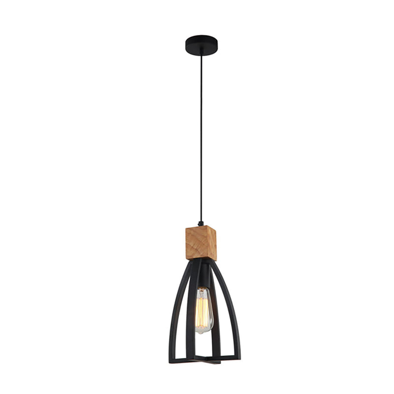 Faro 1 Light Pendant Black - FARO1