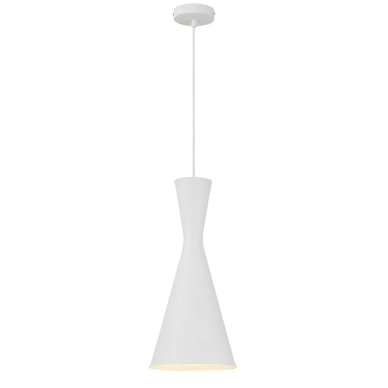 Flero 20 1 Light Pendant White - FLERO PE20-WHB