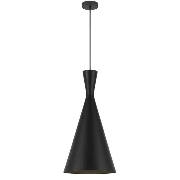 Flero 30 1 Light Pendant Black - FLERO PE30-BKB