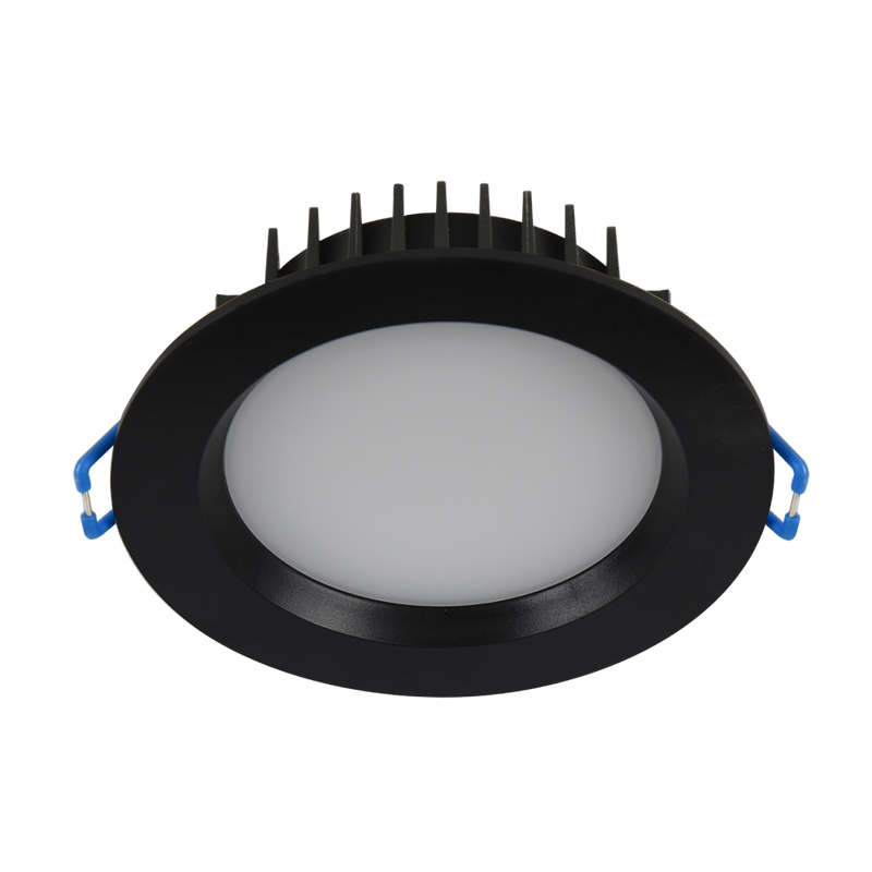 TriValite Recessed LED Downlight Black Polycarbonate 3CCT -172084BK