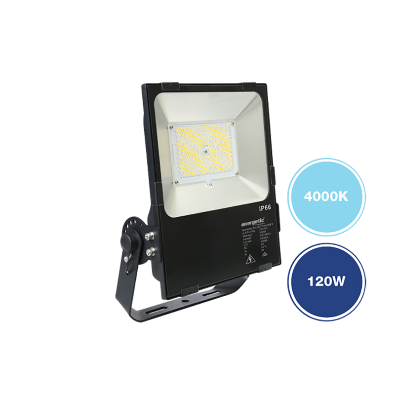 MarVelite Pro LED Flood Light 120W Black Aluminium 4000K - 273174