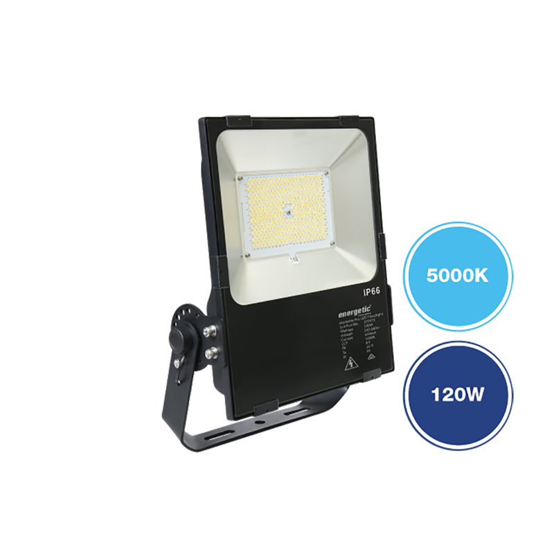 MarVelite Pro LED Flood Light 120W Black Aluminium 5000K - 273175