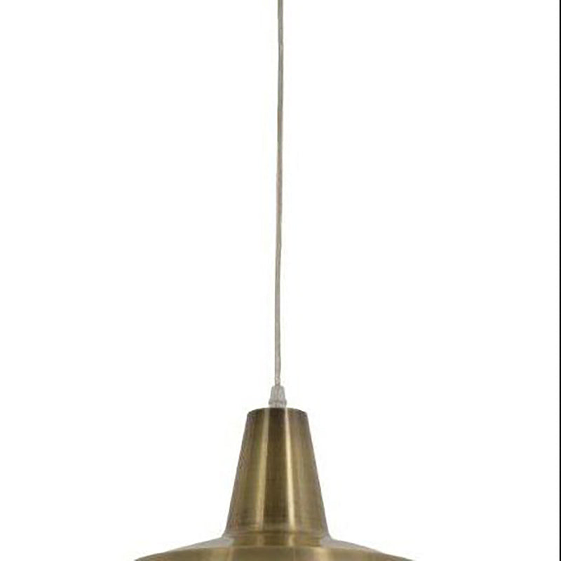 Divo Angled Dome Shape 1 Light Pendant Antique Brass - DIVO1