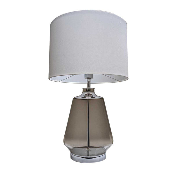 Harper 1 Light Table Lamp Smoke & White - HARPER TL-SMWH