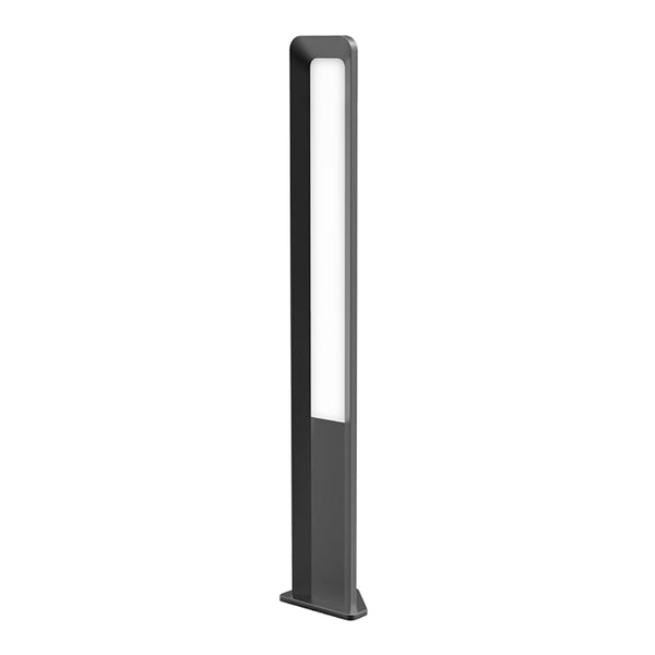 HATHOR Exterior LED Bollard Dark Grey 13W 3000K IP54 800mm - HATHOR3