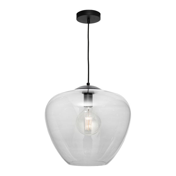 Buy Pendant lights australia - Helena 1 Light Large Pendant Light Clear - HELE1PLCL