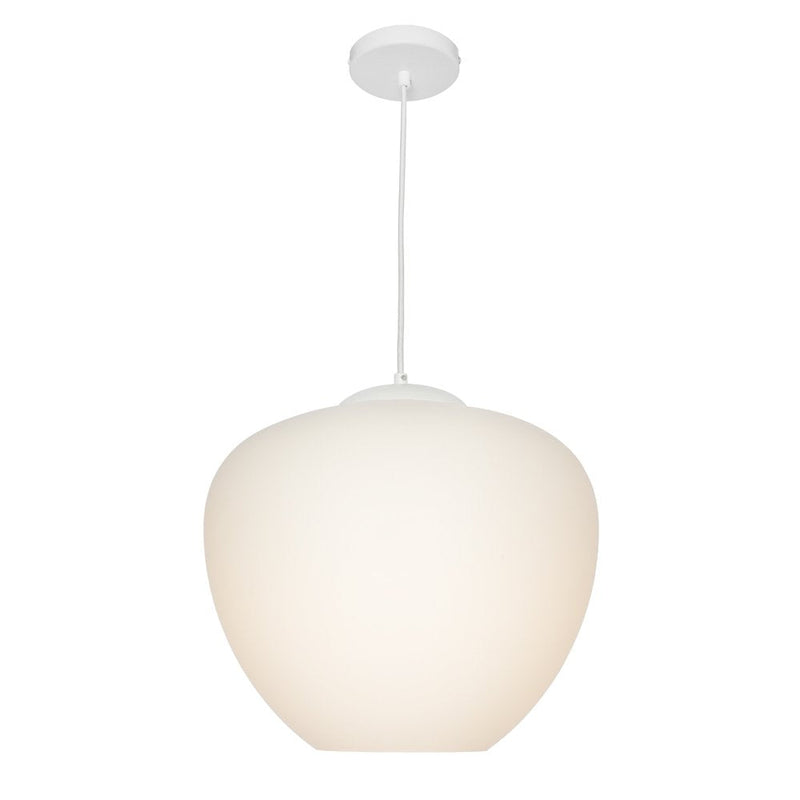 Buy Pendant lights australia - Helena 1 Light Large Pendant Light White - HELE1PLWHT