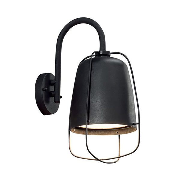 HINK Exterior Wall Light Black IP44 - HINK1