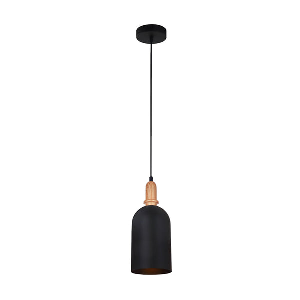 HORTEN Oblong 1 Light Pendant Black - HORTEN2