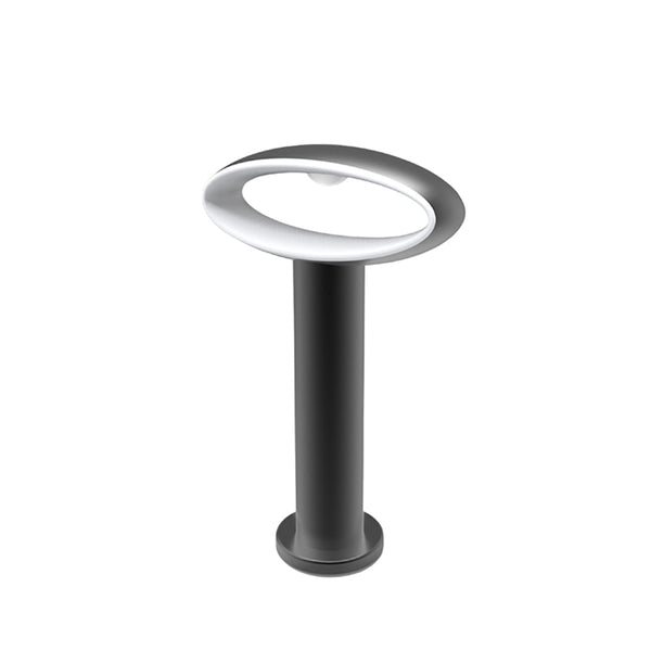 HORUS Exterior LED Bollard Short Black 9W 3000K IP54 300mm - HORUS2