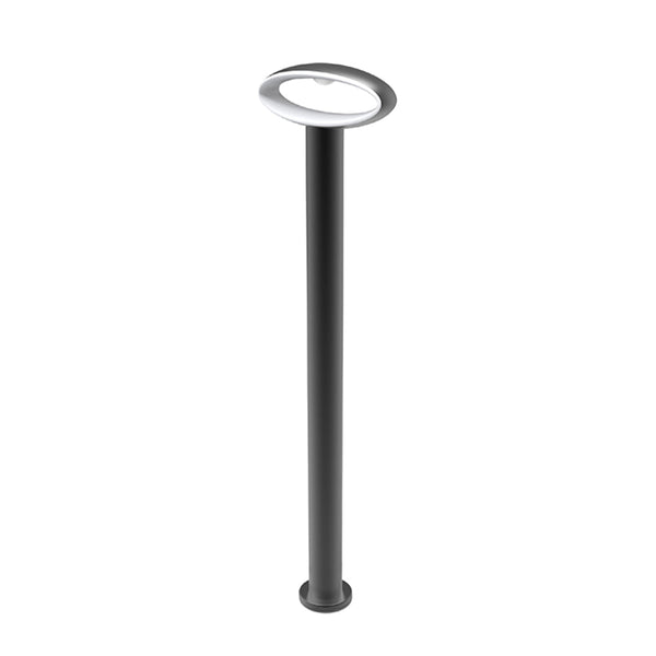 HORUS Exterior LED Bollard Long Black 9W 3000K IP54 800mm - HORUS4