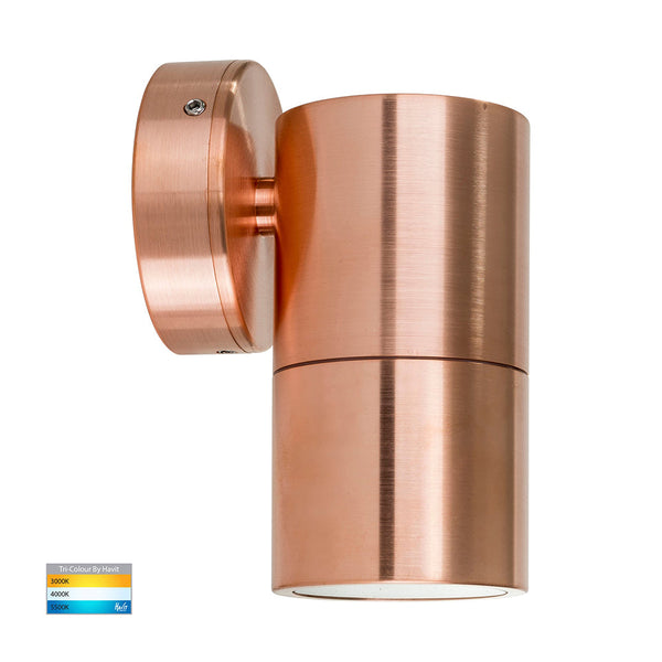 Tivah Exterior Wall Light Fixed 12V Solid Copper 3CCT - HV1117MR16T