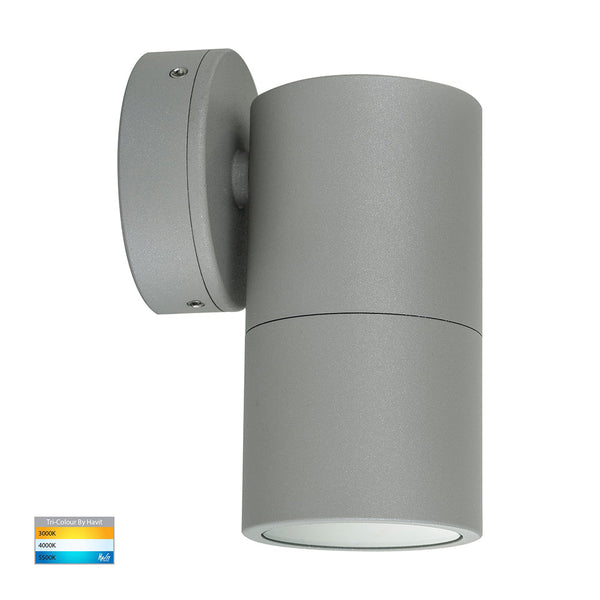 Tivah Exterior Wall Light Fixed Silver Aluminium 3CCT - HV1145T