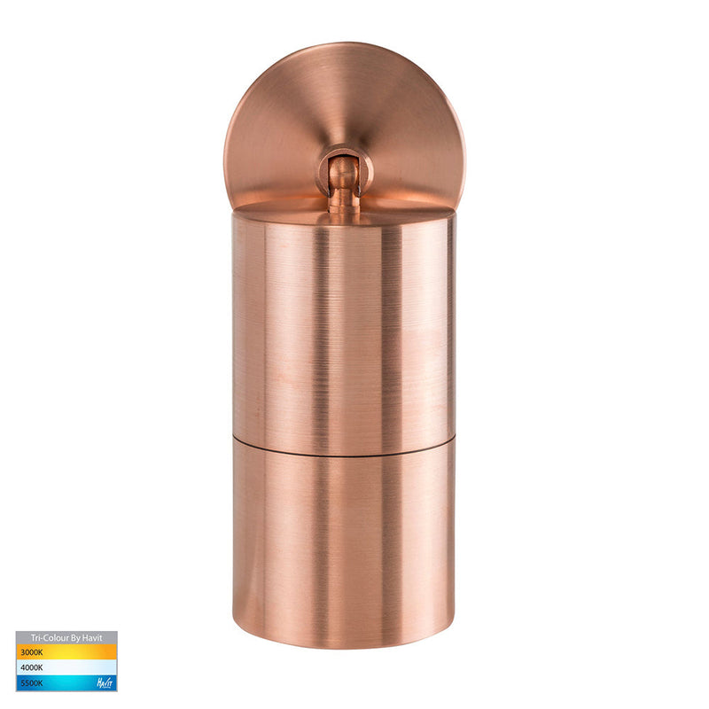 Tivah Exterior Spotlight Adjustable 5W Solid Copper 3CCT - HV1217GU10T