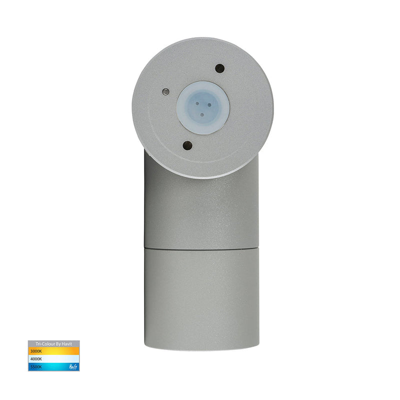 Tivah Exterior Spotlight Adjustable 12V Silver Aluminium 3CCT - HV1247MR16T