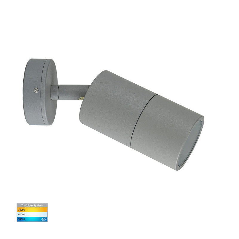 Tivah Exterior Spotlight Adjustable Silver Aluminium 3CCT - HV1245T