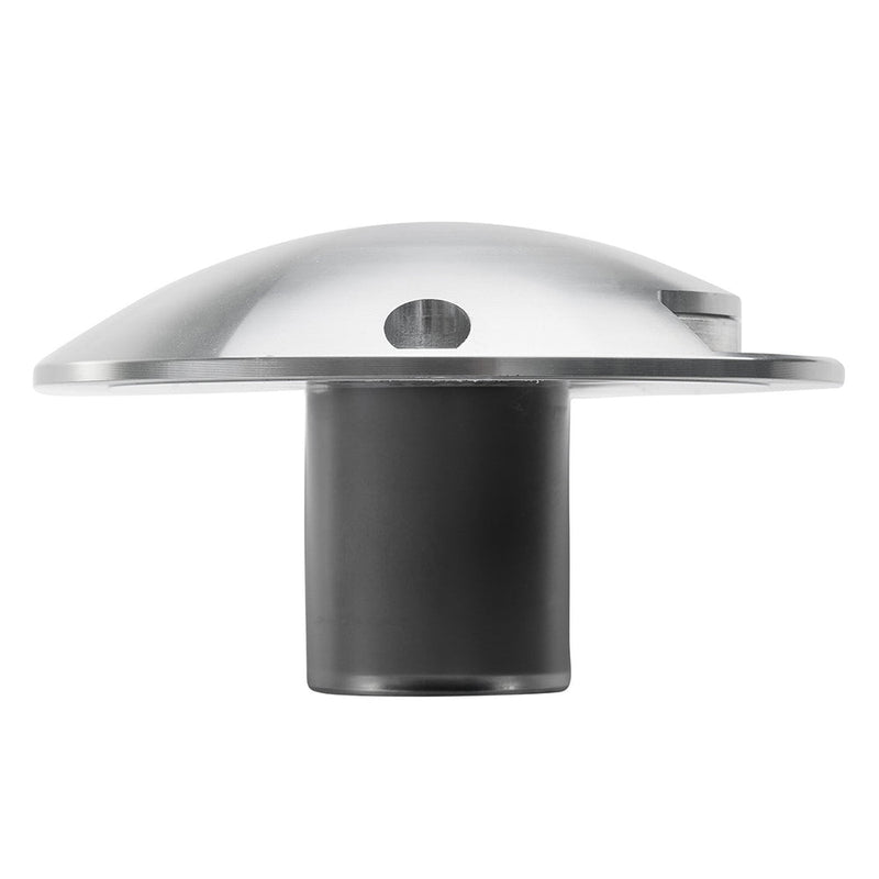 Dome Single Way Deck Light Silver Aluminium 5500K - HV2871C-SLV