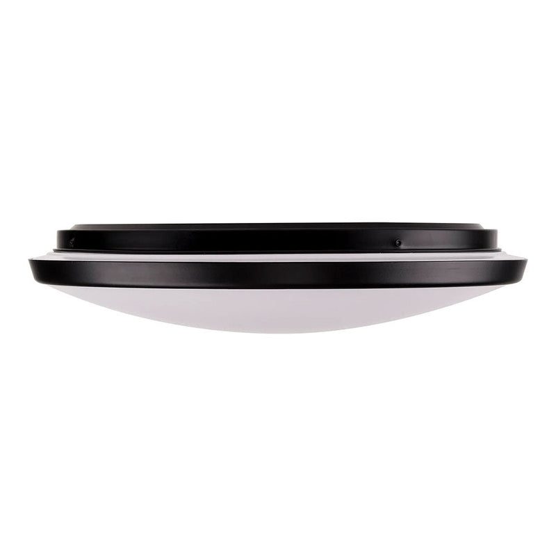 Ostron LED Oyster Light Black W396mm 3CCT - HV5889T-BLK