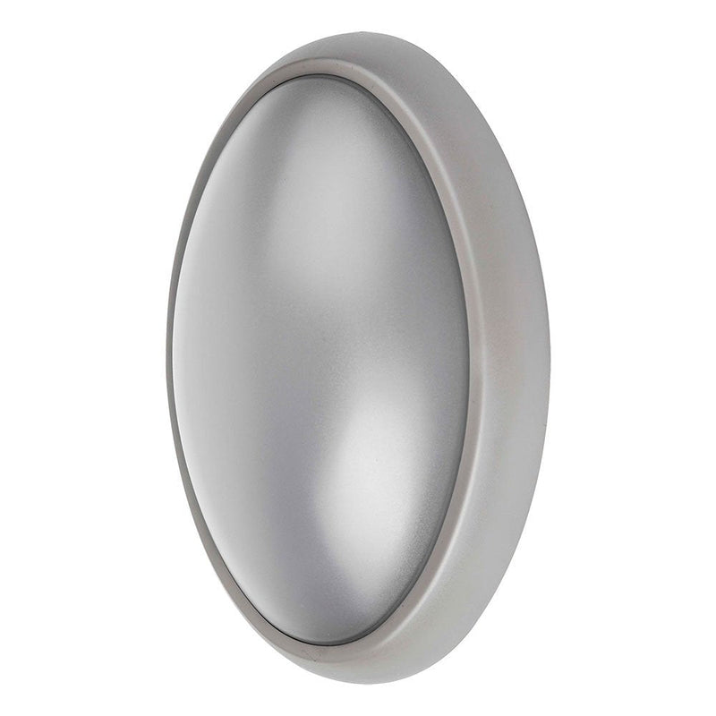 Andra LED Oval Bunker Light 4000K IP65 Silver - ANDRA EX8-SL