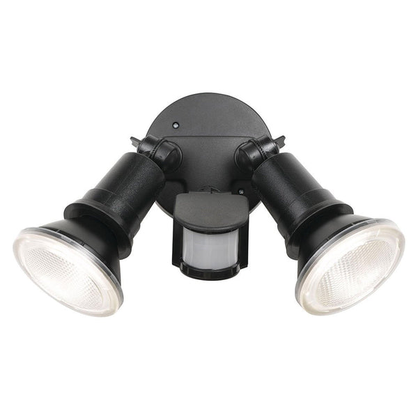 Comet 2 Light Floodlight Sensor LED 5000K IP44 Black - COMET EX2S-BK