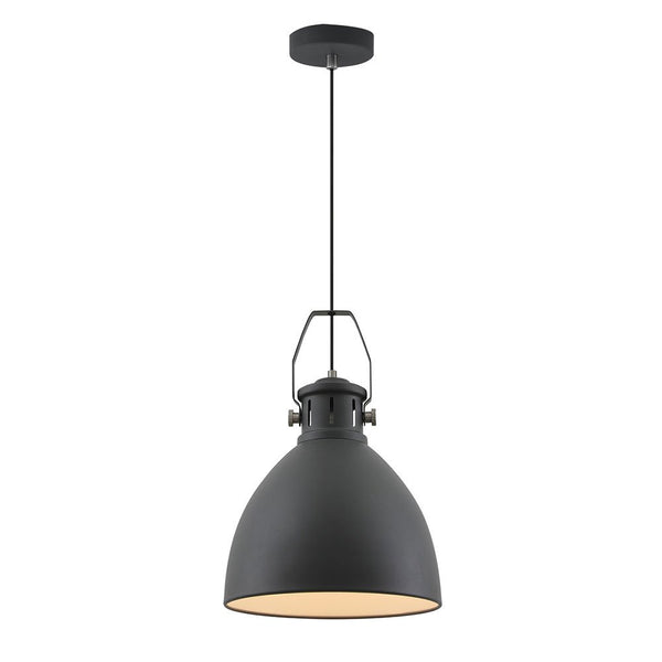 Buy Pendant lights australia - Fabrica 1 Light Pendant 305mm Black - FABRICA PE30-BK