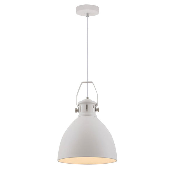 Buy Pendant lights australia - Fabrica 1 Light Pendant 305mm White - FABRICA PE30-WH