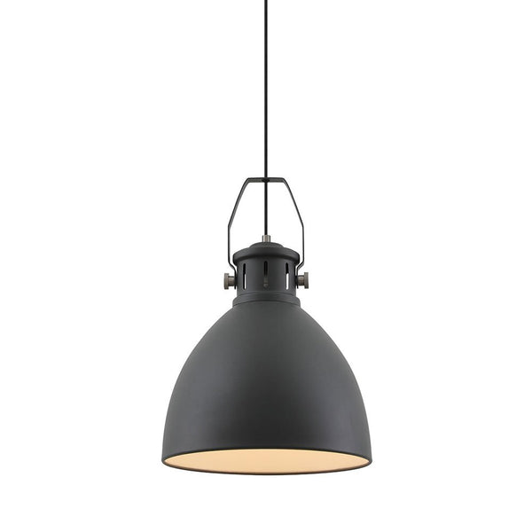 Buy Pendant lights australia - Fabrica 1 Light Pendant 400mm Black - FABRICA PE40-BK