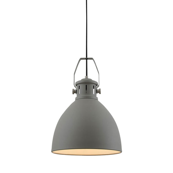 Buy Pendant lights australia - Fabrica 1 Light Pendant 400mm Grey - FABRICA PE40-GY