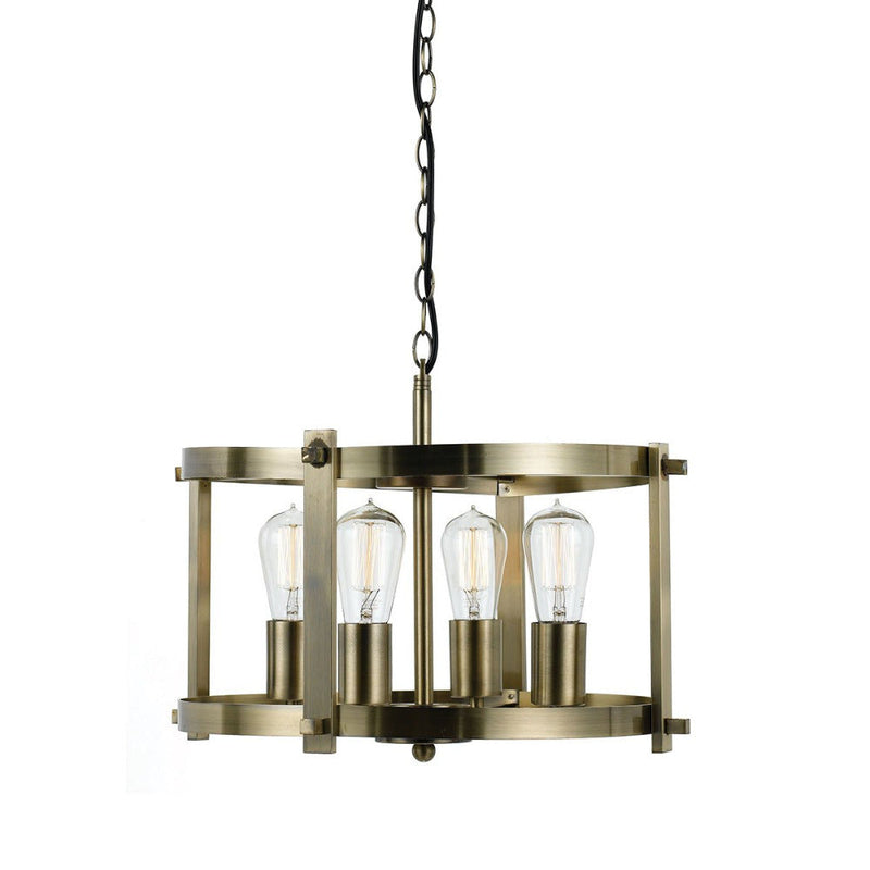 Buy Pendant lights australia - Finley 4 Light Pendant Antique Brass - FINLEY PE46-AB