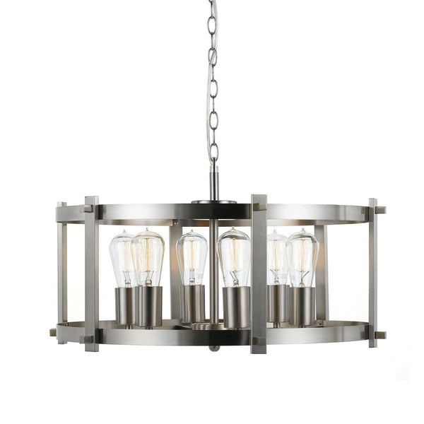 Buy Pendant lights australia - Finley 6 Light Pendant Nickel Matt - FINLEY PE60-NK