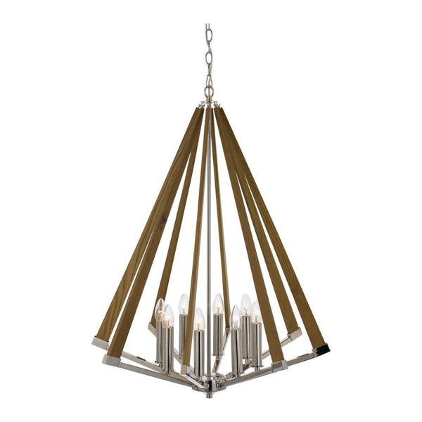 Buy Pendant lights australia - Graf 8 Light Pendant Chrome, Ash - GRAF PE8-CH.ASH