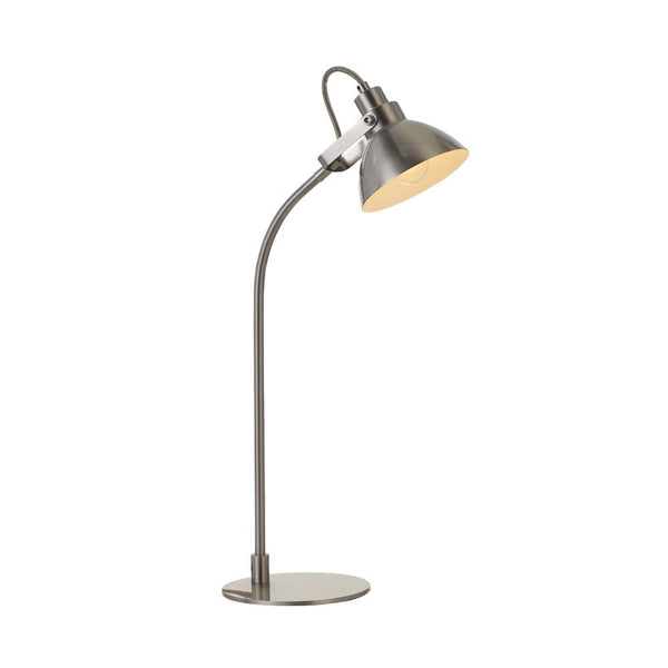 Gwen 1 Light Table Lamp Nickel Matt - GWEN TL-NK