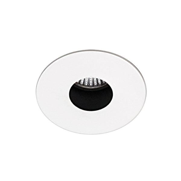 Downlight Frame With Twist on Lamp System White, Black - MDL-901-WHBK