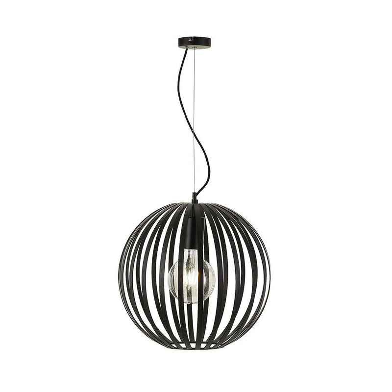 Buy Pendant lights australia - Midori 1 Light Pendant 500mm Black - MIDORI PE50-BK