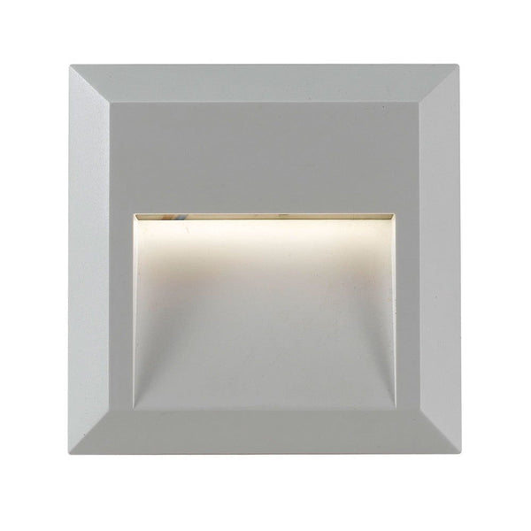 Prima Square LED Step Light 1W 4000K IP65 Silver - PRIMA EX.SQ-SL