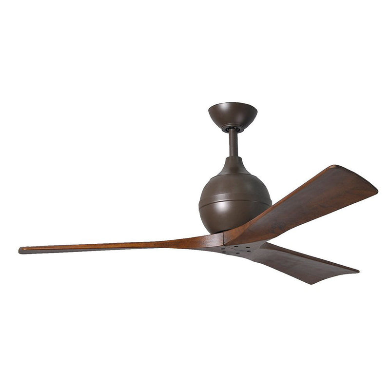 Irene DC Ceiling Fan 52" Textured Bronze Body & Walnut - IR3-TB-52