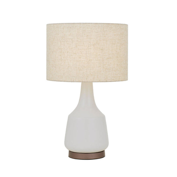 Jacin 1 Light Table Lamp White & Oat - JACIN TL-WHOT