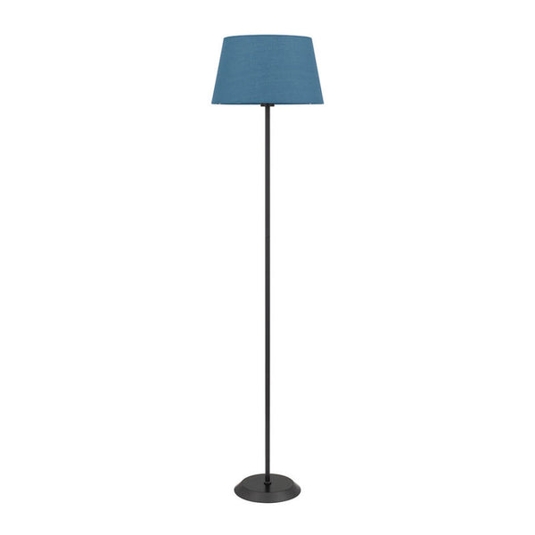 Jaxon 1 Light  Floor Lamp Black & Blue - JAXON FL-BKBL