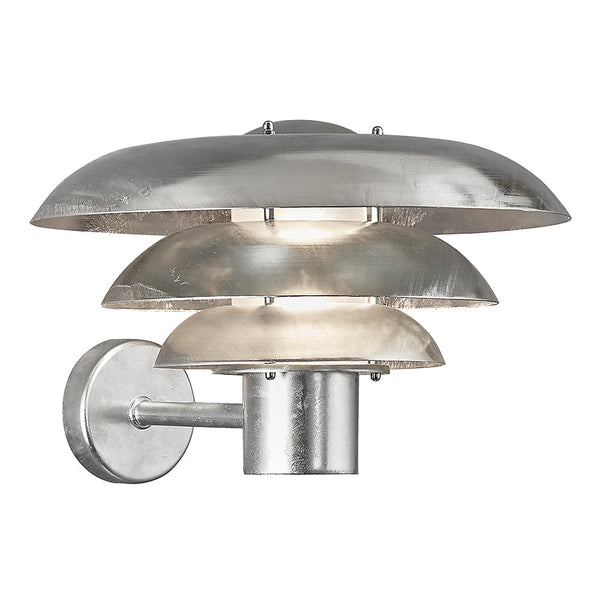 Kurnos Exterior Wall Light W350mm Galvanized - 2118071031