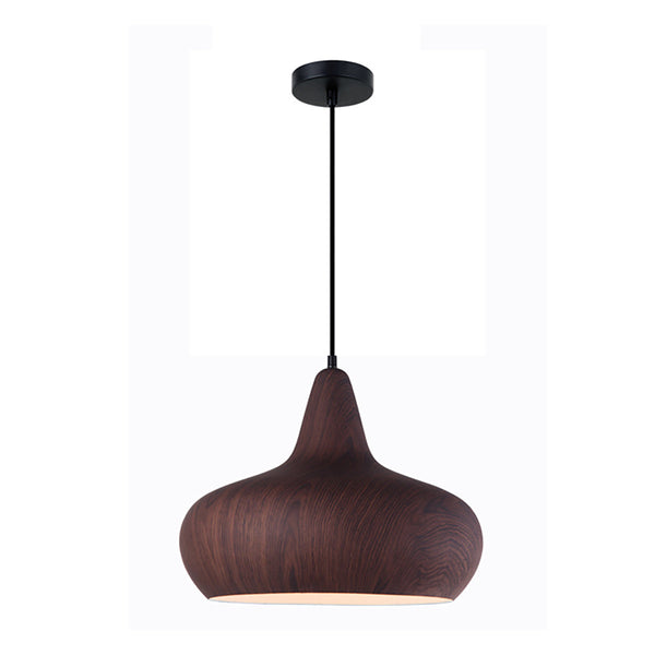 LIGNA Cherry Black Walnut 1 Light Pendant Wine Glass Shape - LIGNA06