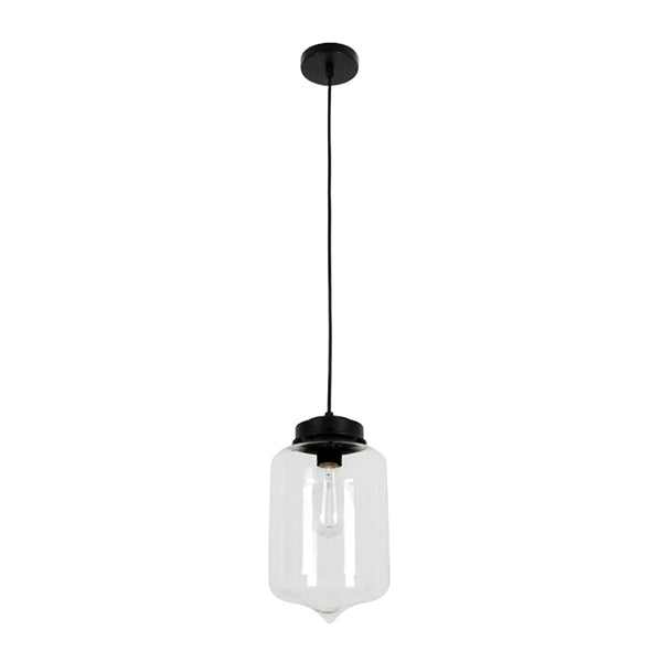 MASON 1 Light Pendant With Clear Tipped Glass - MASON5