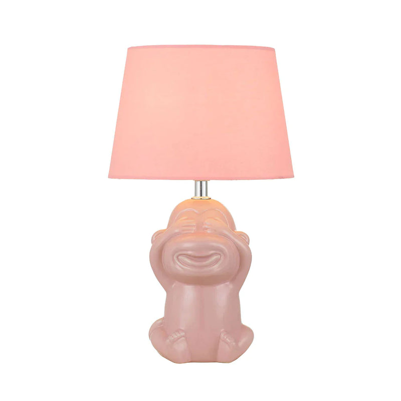 Misaru Table Lamp Pink Ceramic / Fabric - MISARU TL-PK