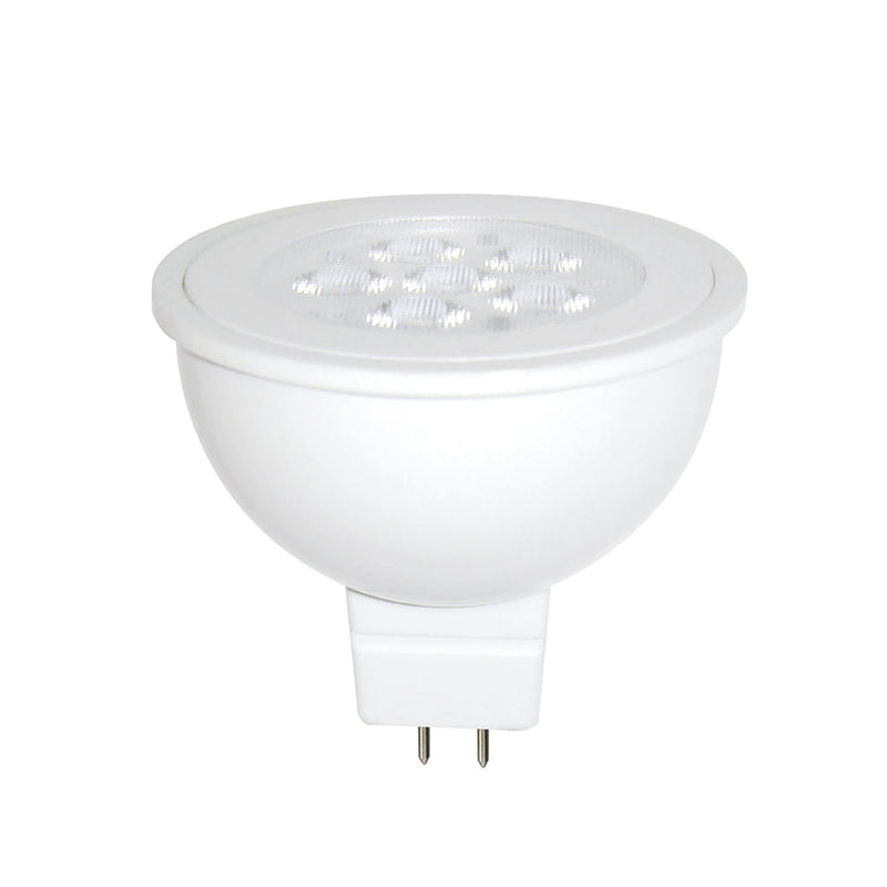 MR16 LED Globe GU5.3 6W 12V White Plastic / Aluminium 3000K - MR1601A