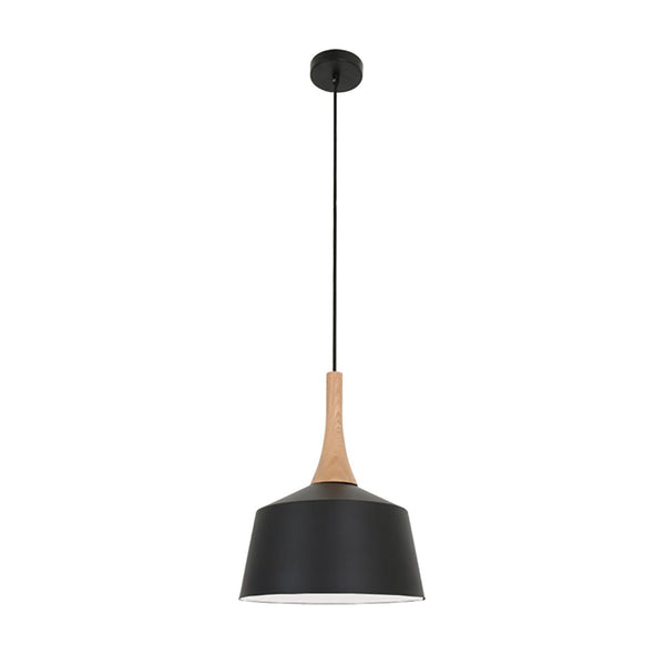 NORDIC Angled Dome Pendant Light Small Black - NORDIC2