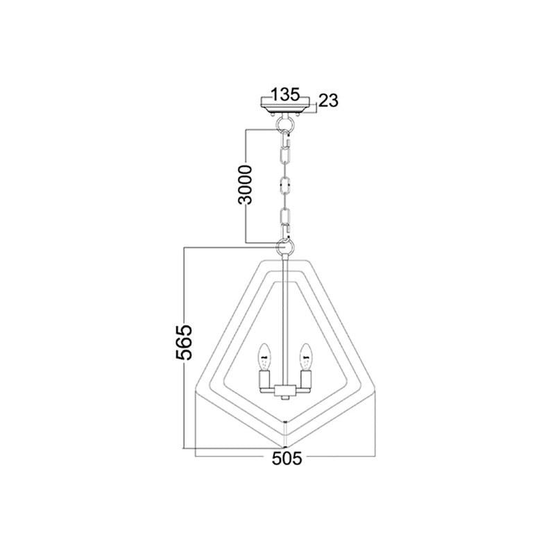 ORBITA 3 Light Pendant Polished Nickel - ORBITA4